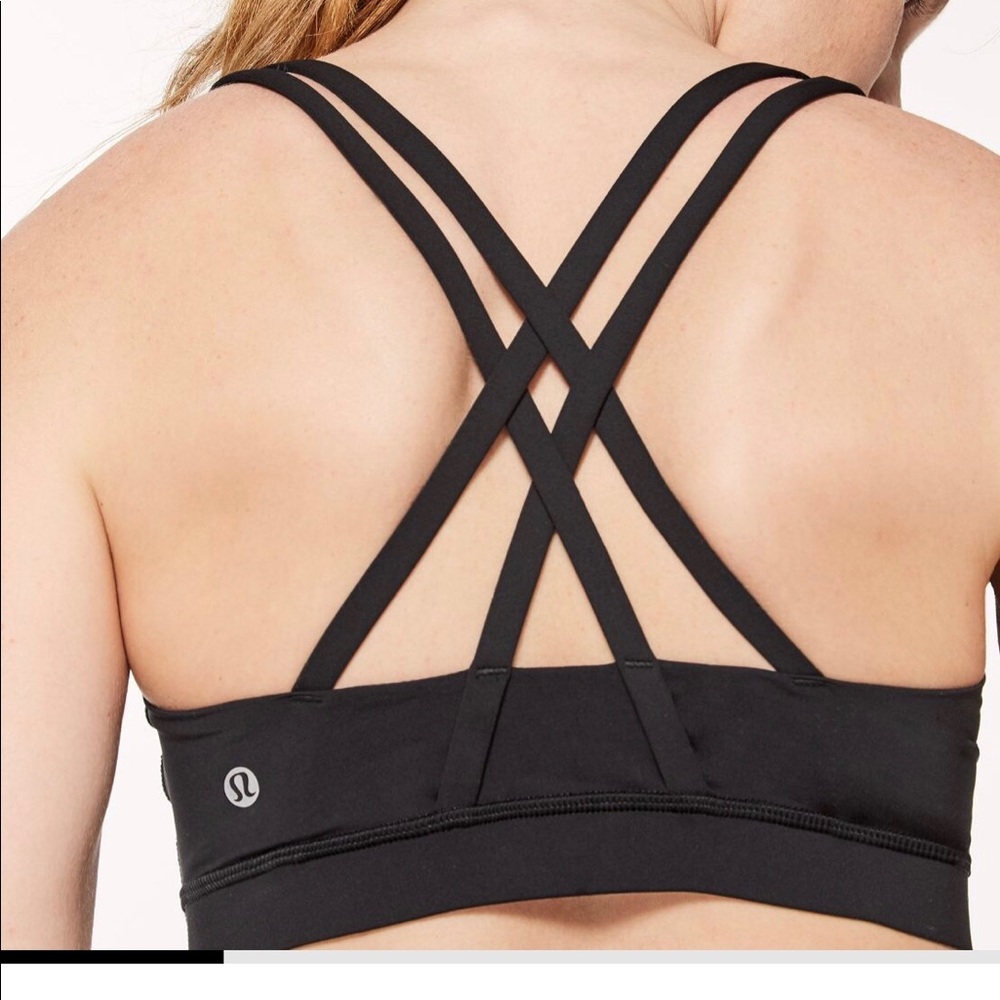 Lululemon Energy Bra Black NWOT 8